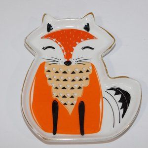 Ganz Orange Fox Trinket Jewelry Dish Holder Tray